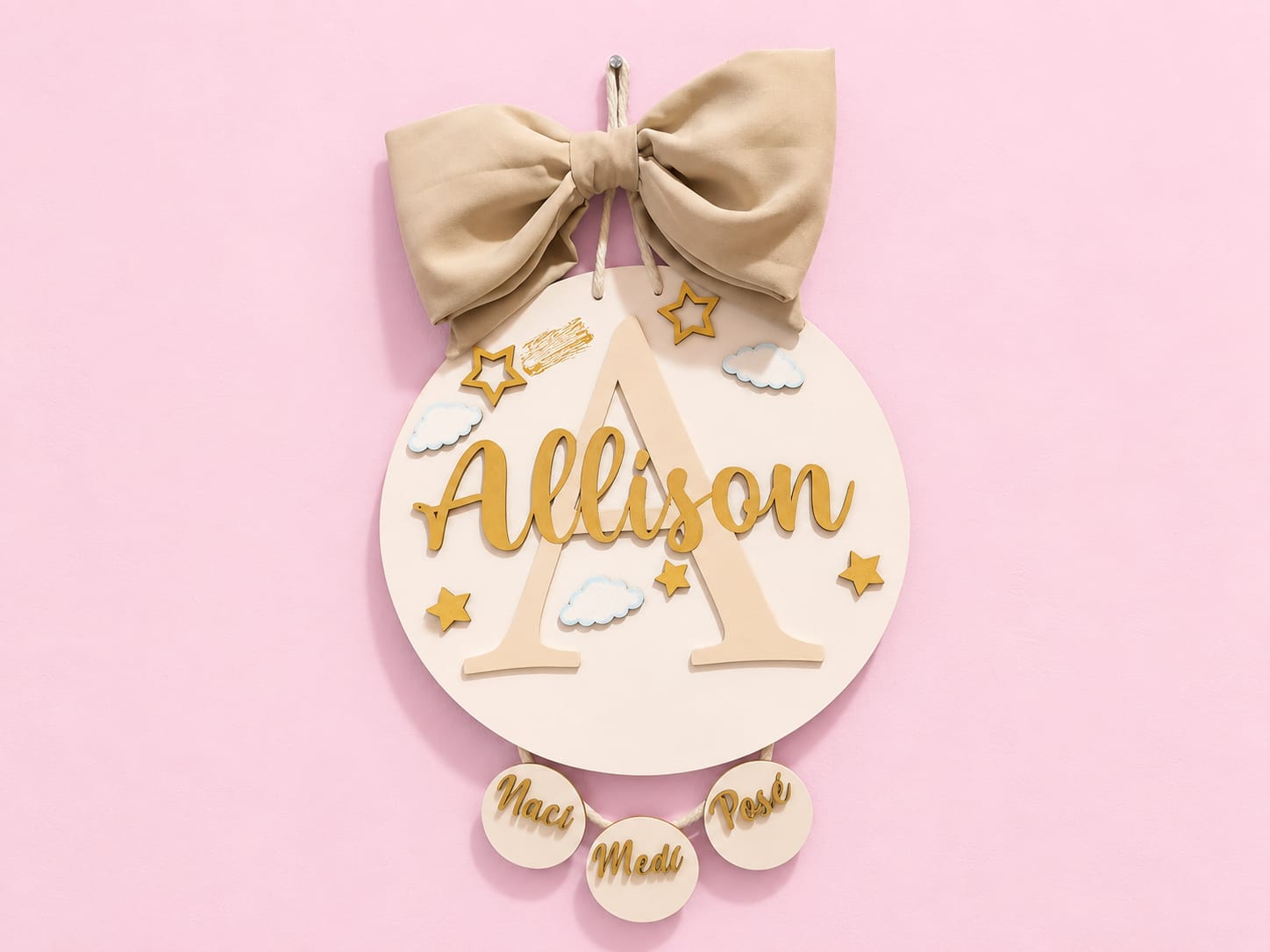 Pedido de letrero personalizado para Dany